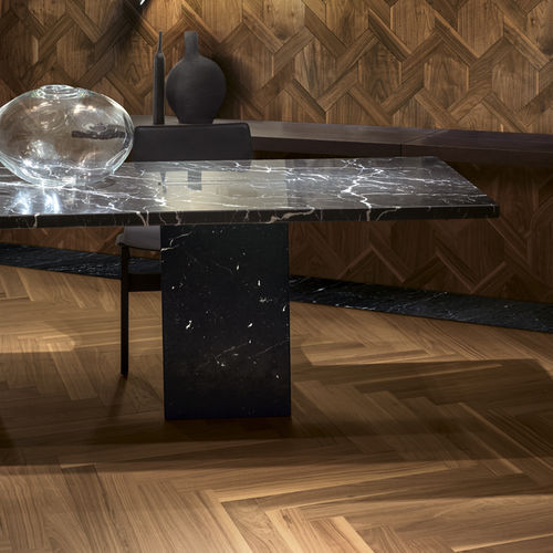 Mehrschichtparkett - FORME - CP PARQUET - amerikanischer Nussbaum / geölt / verklebt