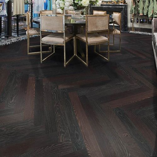 Mehrschichtparkett - SPINA PESCE - CP PARQUET - Wenge / geölt / gebürstet