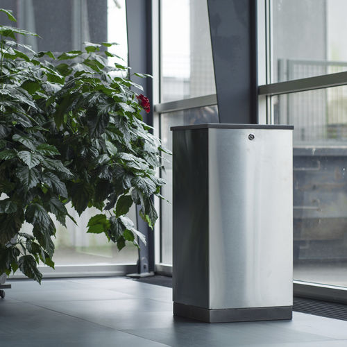 Park-Abfallbehälter - EDGE - FINBIN Products/ Lehtovuori Oy - System / galvanisiertem Stahl / Edelstahl