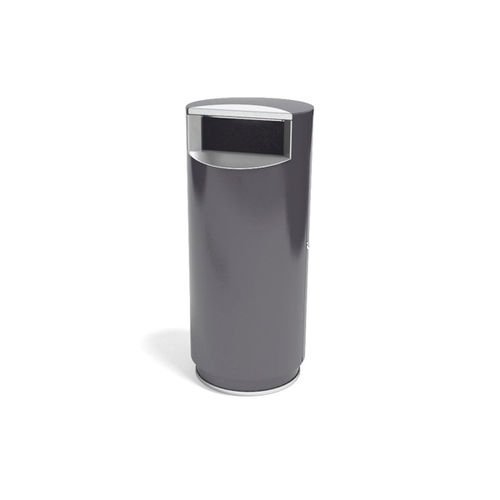 Park-Abfallbehälter - CITY&reg; 100 - FINBIN Products/ Lehtovuori Oy - galvanisiertem Stahl / Edelstahl / mit Deckel