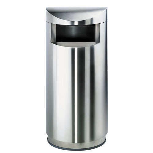Park-Abfallbehälter - UNIQUE 140 - FINBIN Products/ Lehtovuori Oy - galvanisiertem Stahl / Edelstahl / mit Deckel