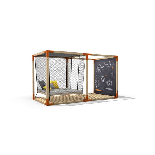 Garten-Bett / Schrank - LEVSETH1201 - egoé - Doppelbett / modern / für Kinder