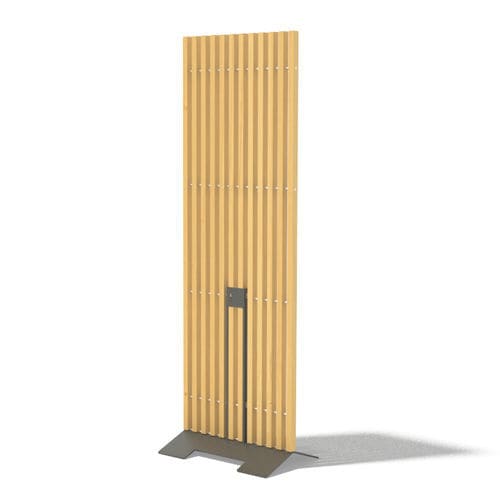 Moderner Paravent - Mario MAR130 - egoé - Massivholz / Esche / für Außenbereich