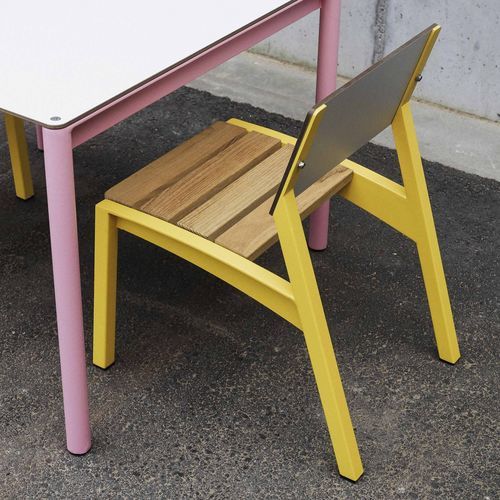 Moderner Stuhl - Mini Vera LVE162 - egoé - für Außenbereich / für den Innenraum / HPL