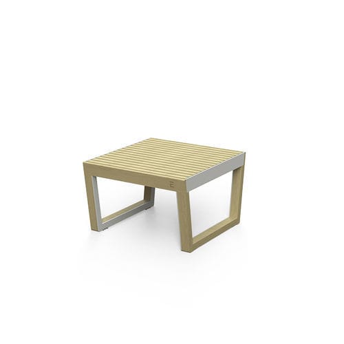 Moderner Hocker - Barka BA1121 - egoé - Massivholz / Stahl / Gestell aus Holz