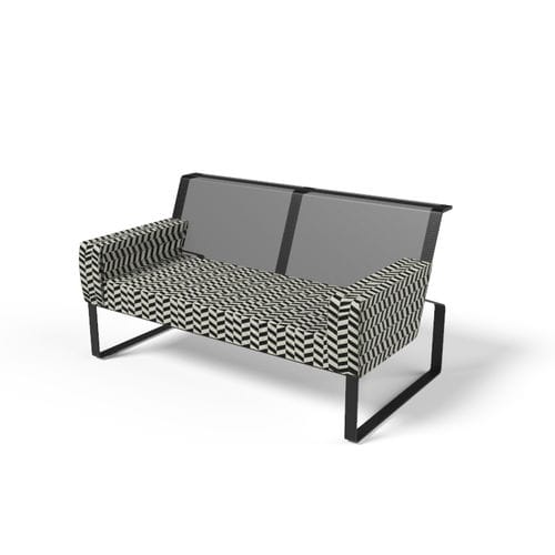 Modernes Sofa - Moja MO1201 - egoé - für Außenbereich / Stoff / weiß