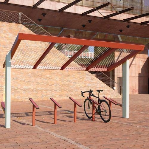 Nachhaltiger Fahrradunterstand - X2-V410-SS - egoé - Stahl / galvanisiertem Stahl / thermolackierter Stahl