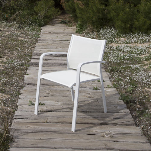 Moderner Stuhl - LIZ - GreenDesign - für Garten / für Terrasse / für Poolrand