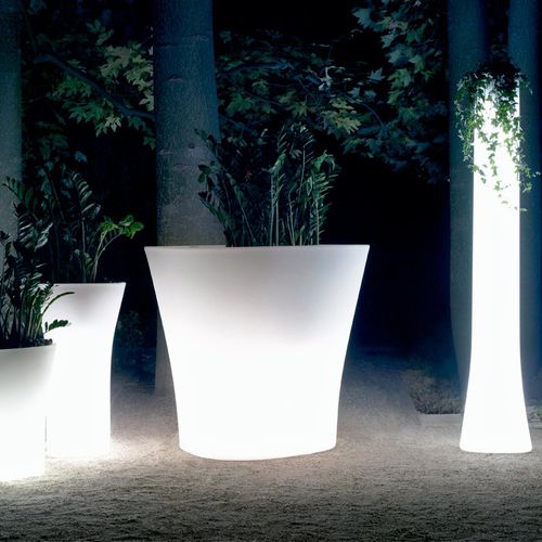 Polyethylen-Pflanzgefäß - FLEVES - GreenDesign - rund / vertikal / hoch