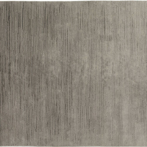Moderner Teppich - STRATUS SAGE - Jacaranda - Motiv / Seide / Tibetanische Wolle