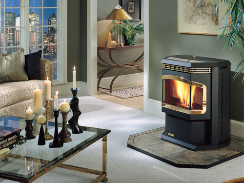 Pelletkaminofen - ADVANCE  - Harman Stoves - modern / Metall