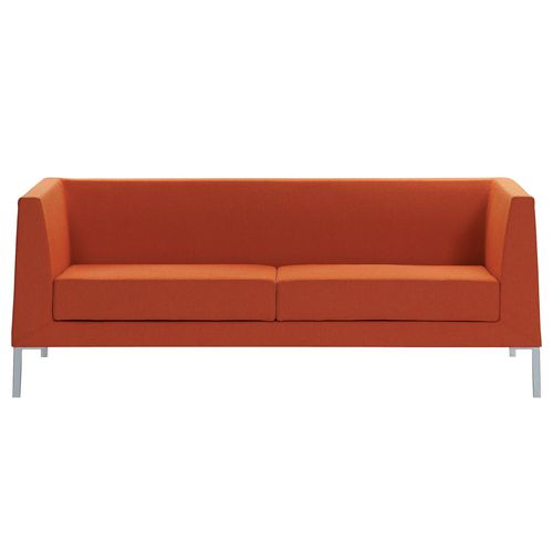 Modernes Sofa - Paustian - Stoff / Leder / grau