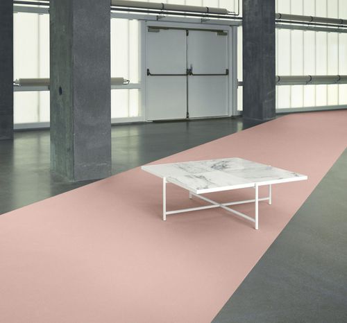 Moderner Tisch - 90 - Handvark - Marmor / Gestell aus Metall / quadratisch