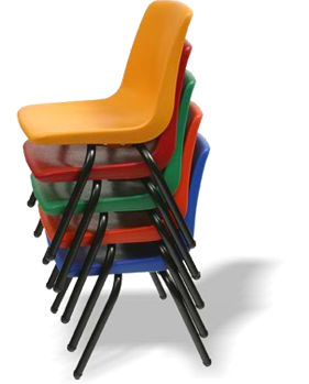 Moderner Stuhl - DURABLE  - Mobiliario, S.A de C.V. - für den Innenraum / stapelbar / für Kinder