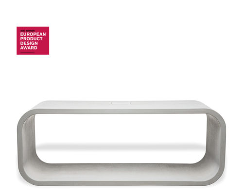 Moderne Bank - OPUS PRIMO - CO33 - Beton / ohne Rückenlehne / ohne Armlehnen