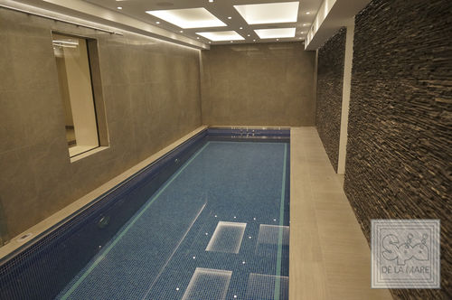 Swim Spa / einbaufähig - CLEOPATRA VI - Spa De La Mare - nicht angegeben / Mosaik / für Privatgebrauch