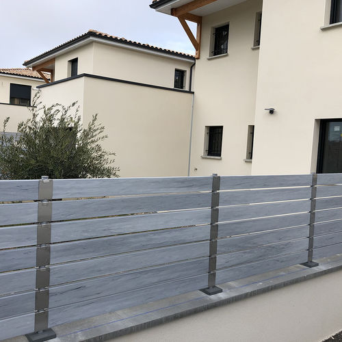 Lamellenzaun - HORIZON - La Clôture Française - Garten / Aluminium / PVC