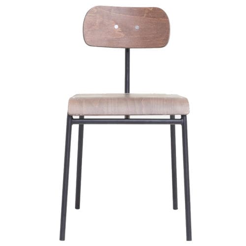 Moderner Stuhl - LI0100 / LI0101 / LI0102 - house doctor - für den Innenraum / Holz / Gestell aus Metall