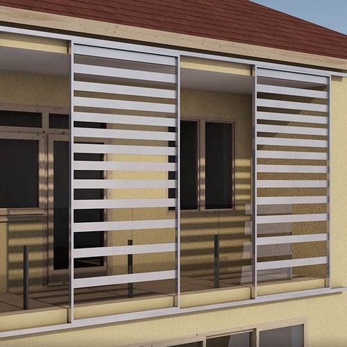 Aluminium-Sonnenschutzlamelle - RISE LINE - MAPIER GROUP S.R.L. - für Fassaden / für Fenster / vertikal