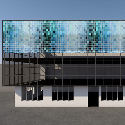Hinterlüftete Fassade / Aluminium - KINETIC WALL - MAPIER GROUP S.R.L. - Edelstahl / Stahl / Glas