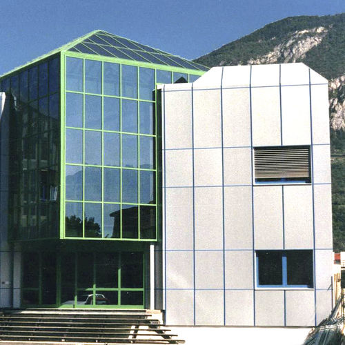 Hinterlüftete Fassade / Aluminium - MAPIER GROUP S.R.L. - Verbundwerkstoff / Synthetik / Folie