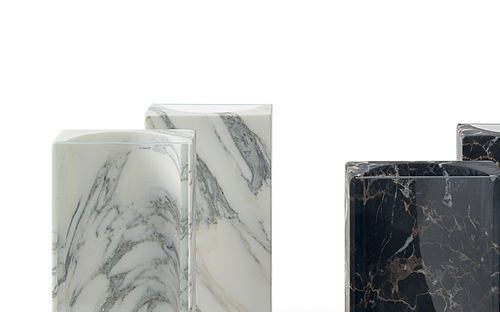 Moderne Vase - CUT - Atipico - Marmor