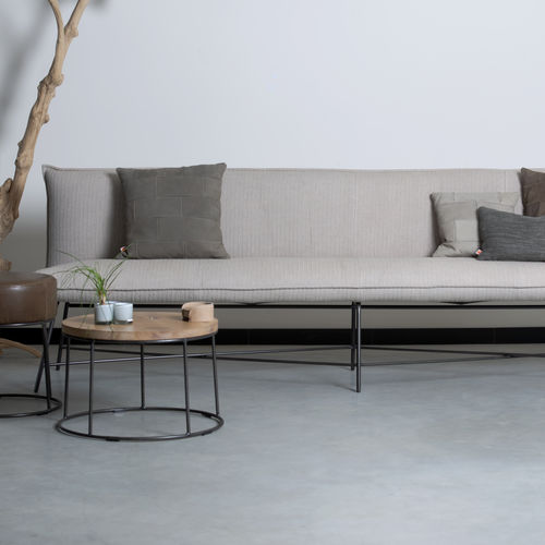 Hohe Polsterbank - VIDAR - Jess - modern / Stoff / Leder