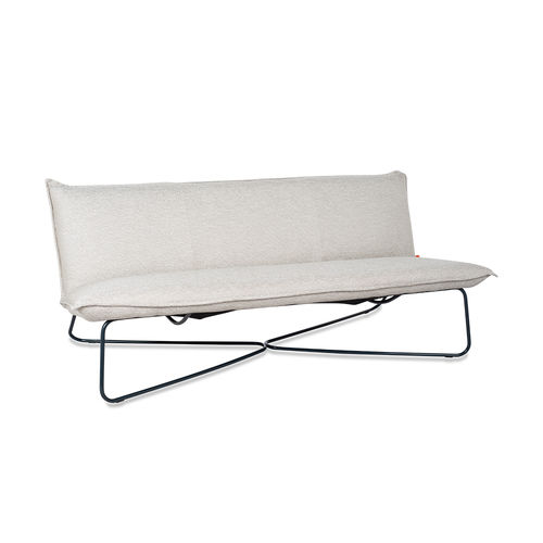 Modernes Sofa - Earl  - Jess - für Außenbereich / Stoff / grau