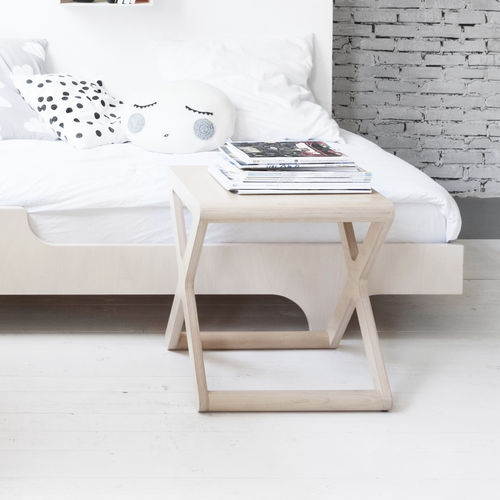 Moderner Hocker - X - Rafa Kids - Sperrholz / Birke / für Kinder