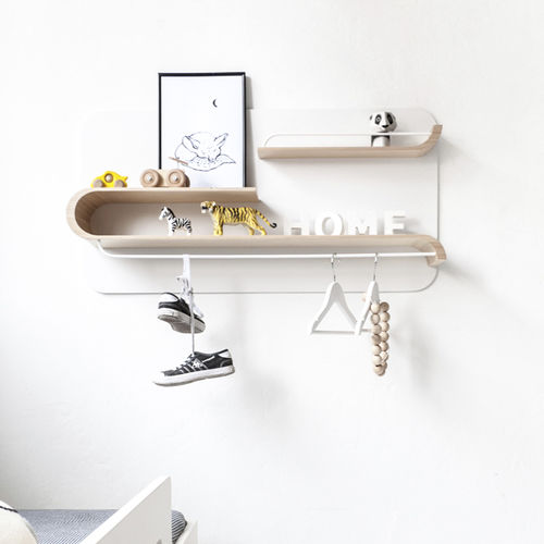 Wandmontiertes Regal - L - Rafa Kids - modern / Birke / Sperrholz