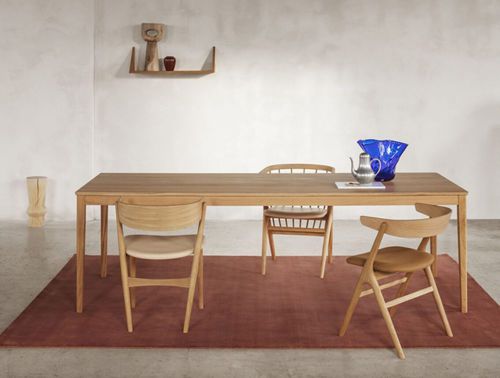 Esstisch / skandinavisches Design - Sibast No 2 - sibast furniture - Eiche / lackiertes MDF / Gestell aus Eiche