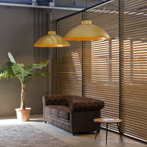 Moderne Deckenleuchte - DOME - Heatsail - rund / Glas / LED