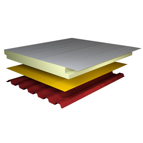 Thermoisolierung - THERMAMEMBRANE FR - EuroPanels - Polyurethan / Platten / für Dach
