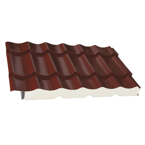Sandwichpaneel für Dach - POLDECK BD - EuroPanels - einseitig metallbeschichtet / PUR-Kern