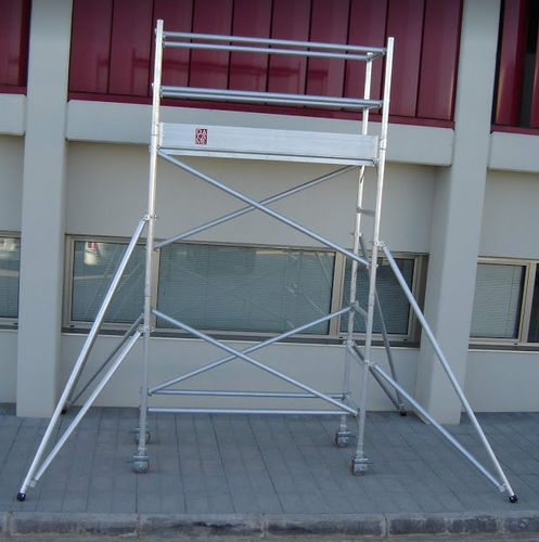 Aluminiumgerüst - ALU 50 - DACAME - auf Rollen