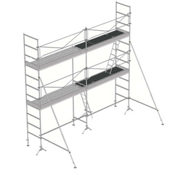 Gerüst / galvanisiertem Stahl - DCM 49 - DACAME - hoch