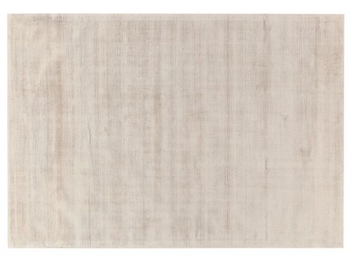 Moderner Teppich - IN WHISPER WHITE SILVER  - AMINI - einfarbig / Viskose / rechteckig