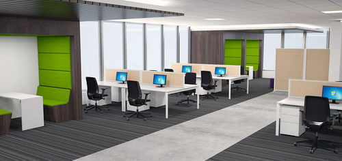Bodenstehende Bürotrennwand - PANAMÉLA - Espace Cloison