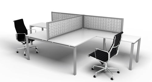 Bodenstehende Bürotrennwand - PANACOUSTIK - Espace Cloison