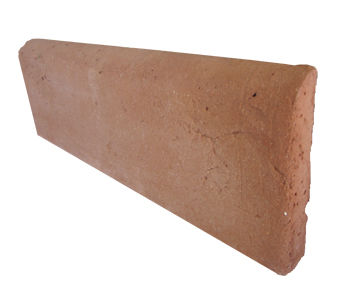 Terrakotta-Zierleiste - BASEBOARD - VICENTE CAMP - abgerundet