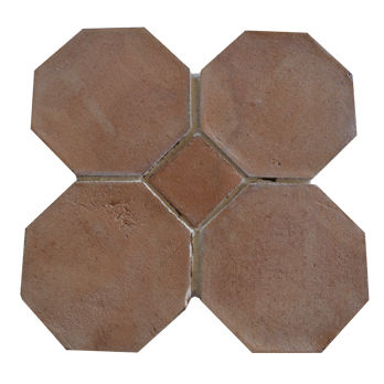 Sechseckige Fliese / Terrakotta - HEXAGON & OCTAGON - VICENTE CAMP - Boden / Wand / handgefertigt