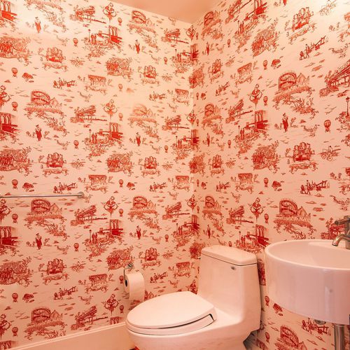 Klassische Tapete - BROOKLYN TOILE - FLAVOR PAPER - Städtemotiv / bedruckt