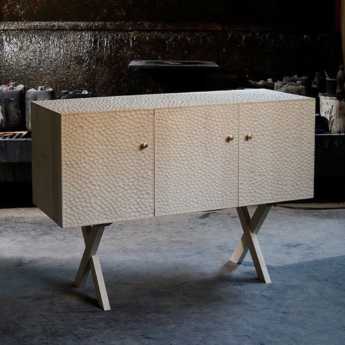 Sideboard mit hohen Beinen - TOUCH - Zanat - modern / Eiche / Nussbaum