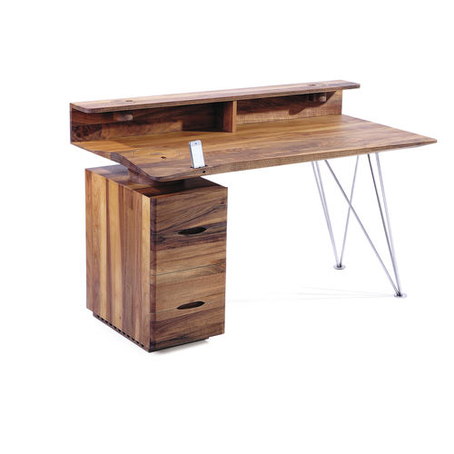 Schreibtisch / skandinavisches Design - IWAVE - Zanat - Eiche / Nussbaum / Esche
