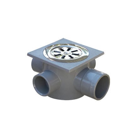 PVC-Bodenablauf - PC110 / PC140 - AIRGAMA SRL - für Terrasse / Gitter / quadratisch
