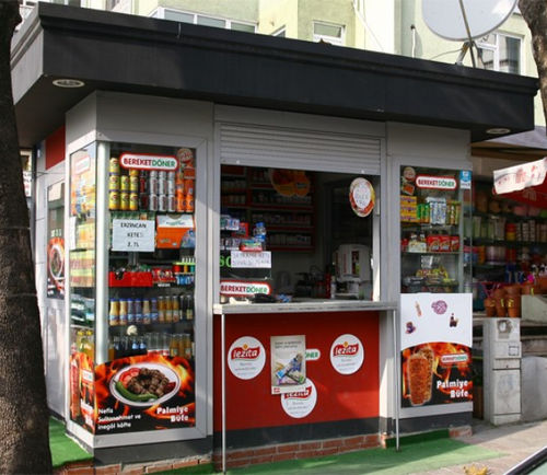 Kiosk für gewerbliche Nutzung - Lifecase - PREFABRIK YAPI INSAAT SANAYI VE TICARET A.S. - für Außenbereich / Metall / modular