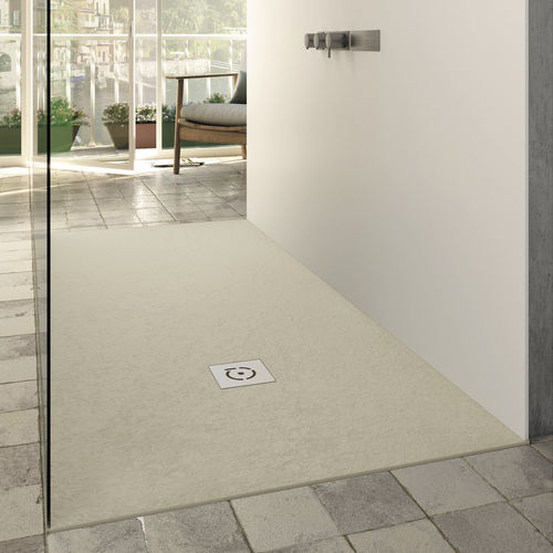 Rechteckige Duschwanne - Relief Plus - QUARE DESIGN - zum Einbauen / bodengleich / extraflach