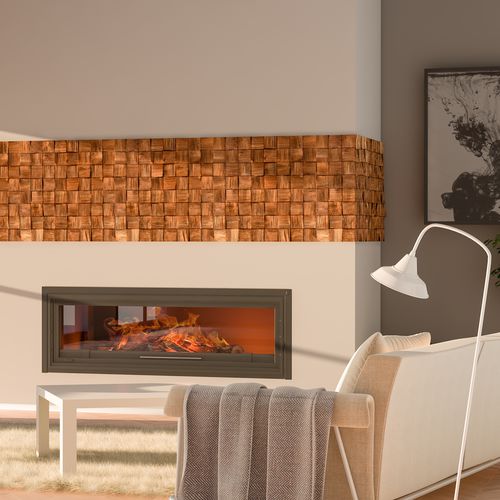 Verkleidungs-Dekorplatte - WOOD : QUADRO - STEGU SP. Z O.O. - wandmontiert / Holz / texturiert