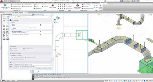 CAD-Software - DUCTDESIGNER - TRIMBLE MEP FRANCE - Zeiche / Modellierung / 3D