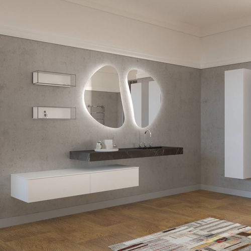 Unterschrank für Badezimmer - NATURA - ISA BAGNO - wandmontiert